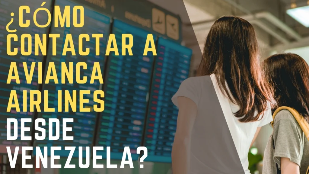 ¿Cómo contactar a Avianca Airlines desde Venezuela