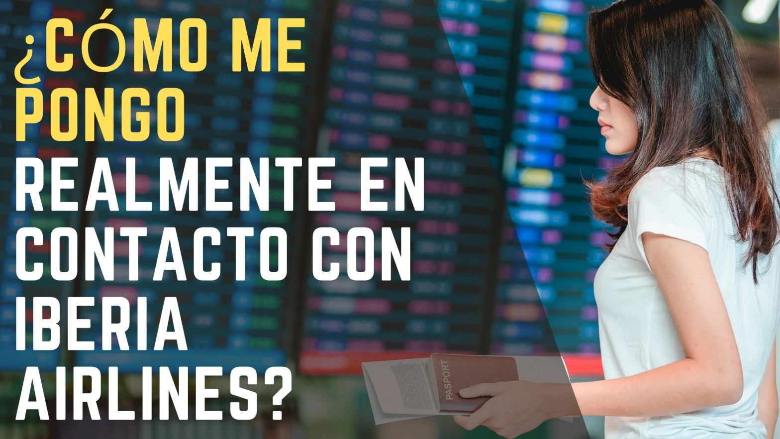 ¿Cómo me pongo realmente en contacto con Iberia Airlines