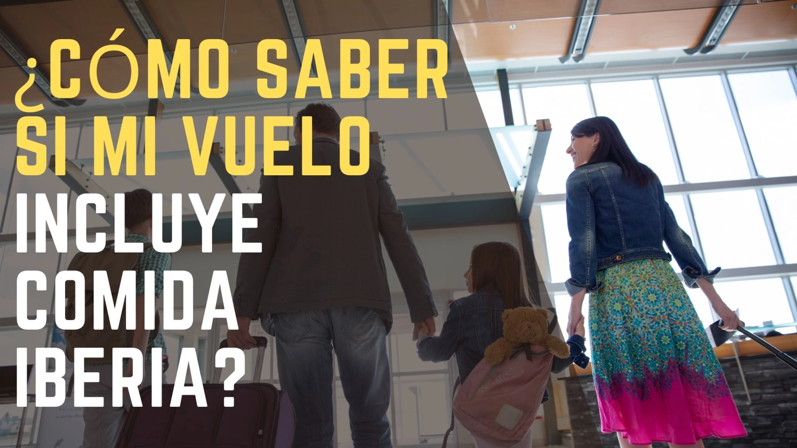¿Cómo saber si mi vuelo incluye comida Iberia