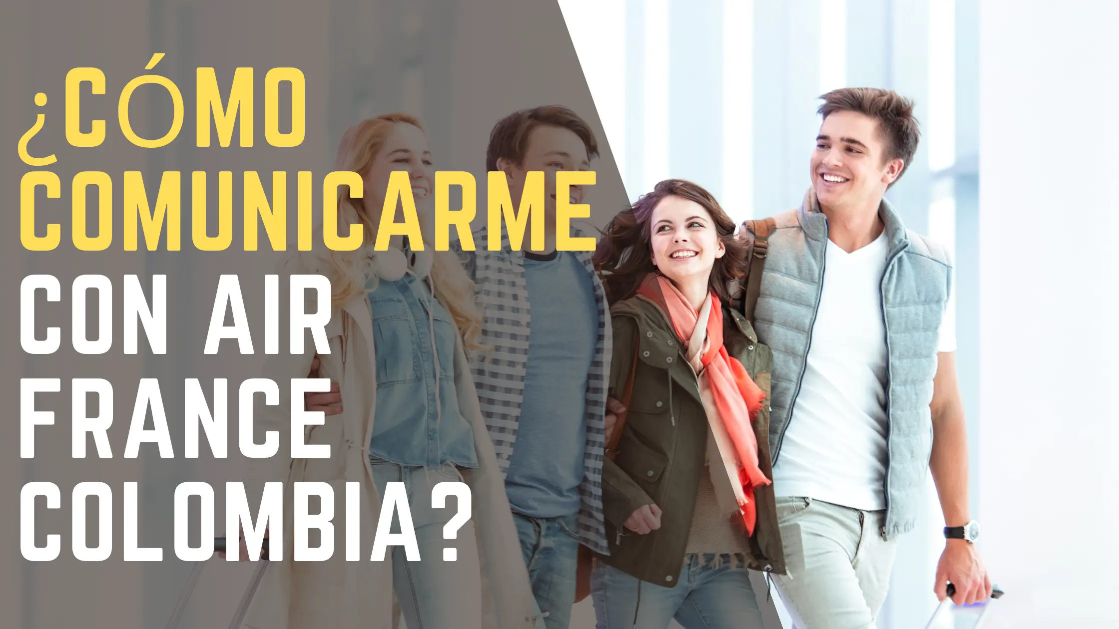 ¿Cómo comunicarme con Air France Colombia