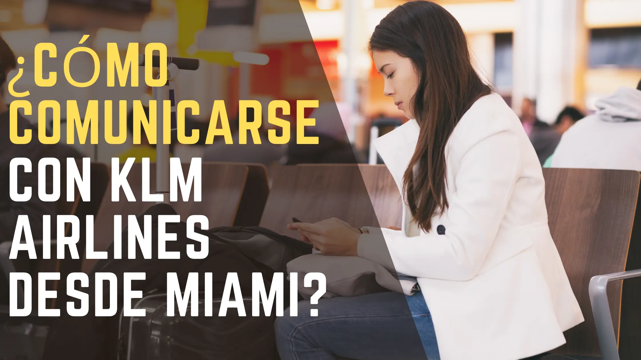 ¿Cómo comunicarse con KLM Airlines desde Miami