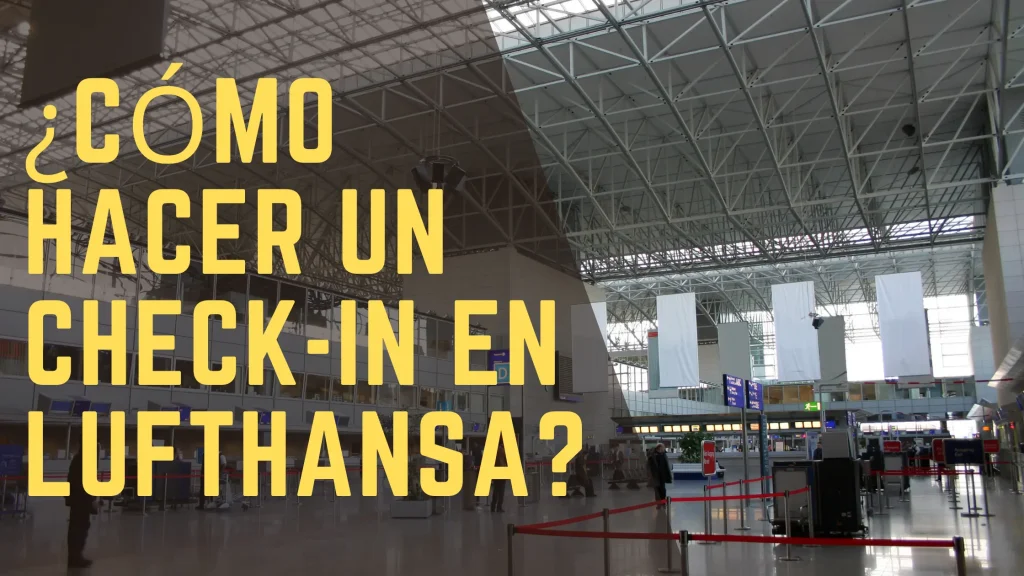 ¿Cómo hacer un check-in en Lufthansa