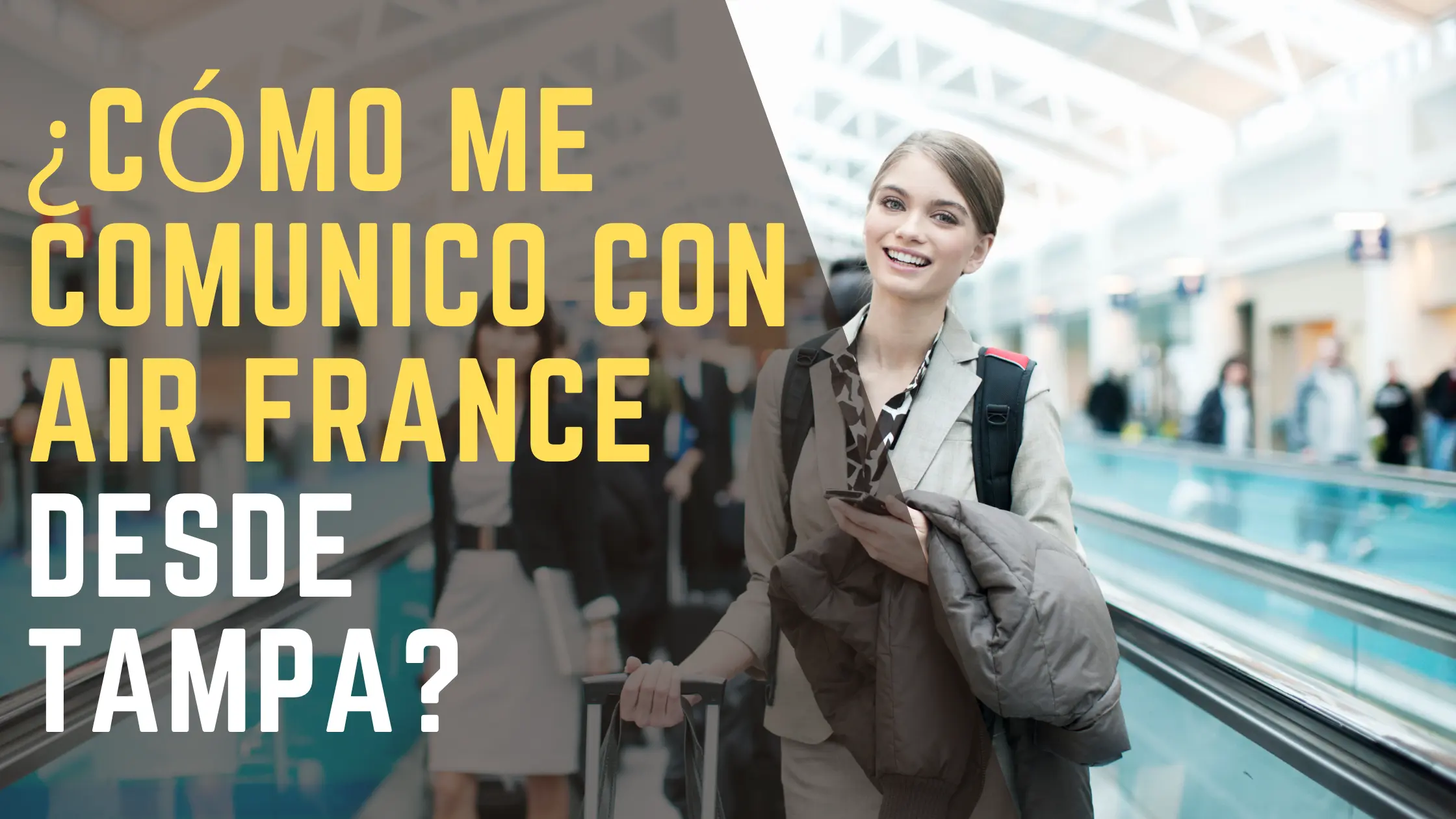 ¿Cómo me comunico con Air France desde Tampa