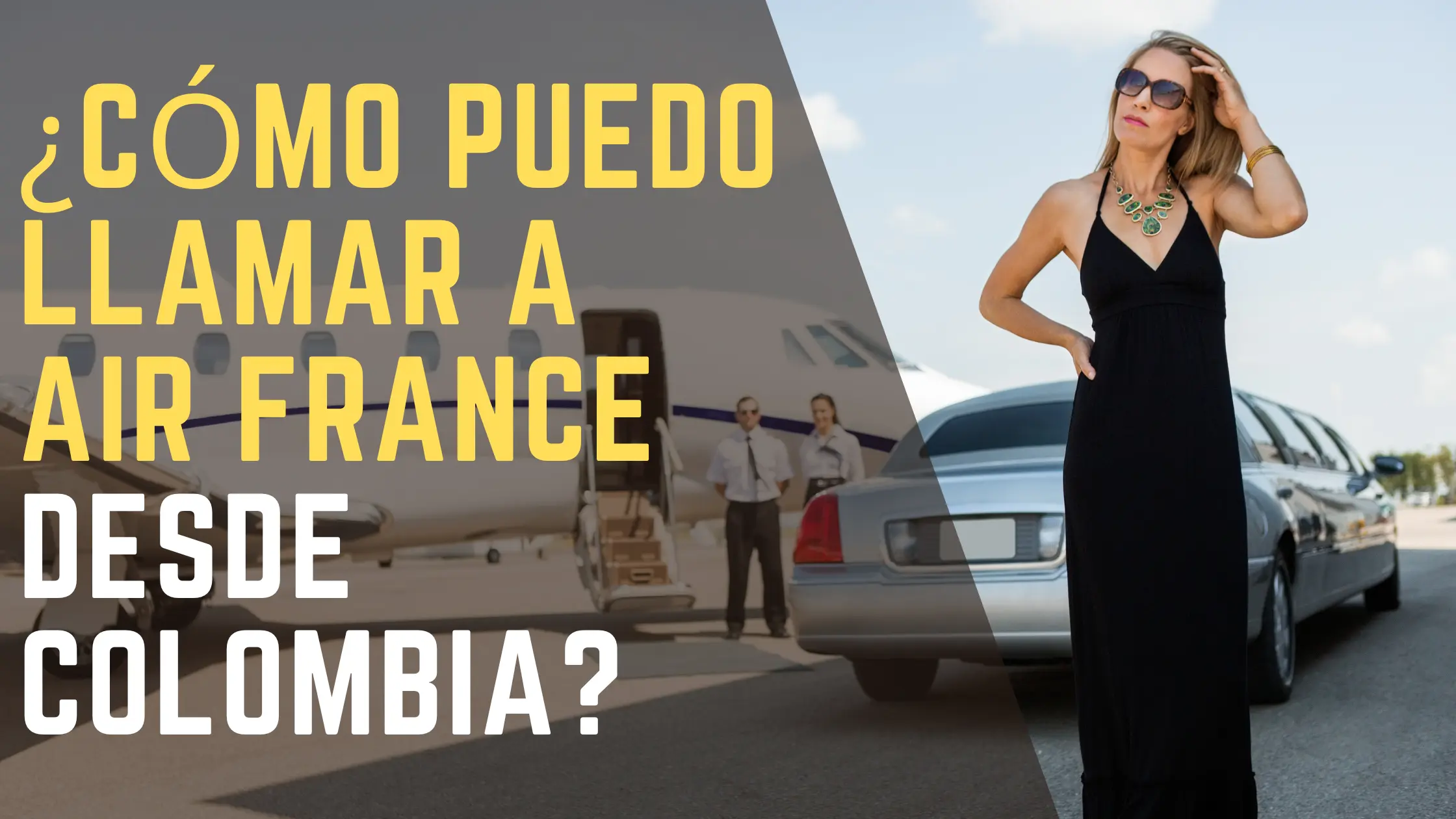 ¿Cómo puedo llamar a Air France desde Colombia