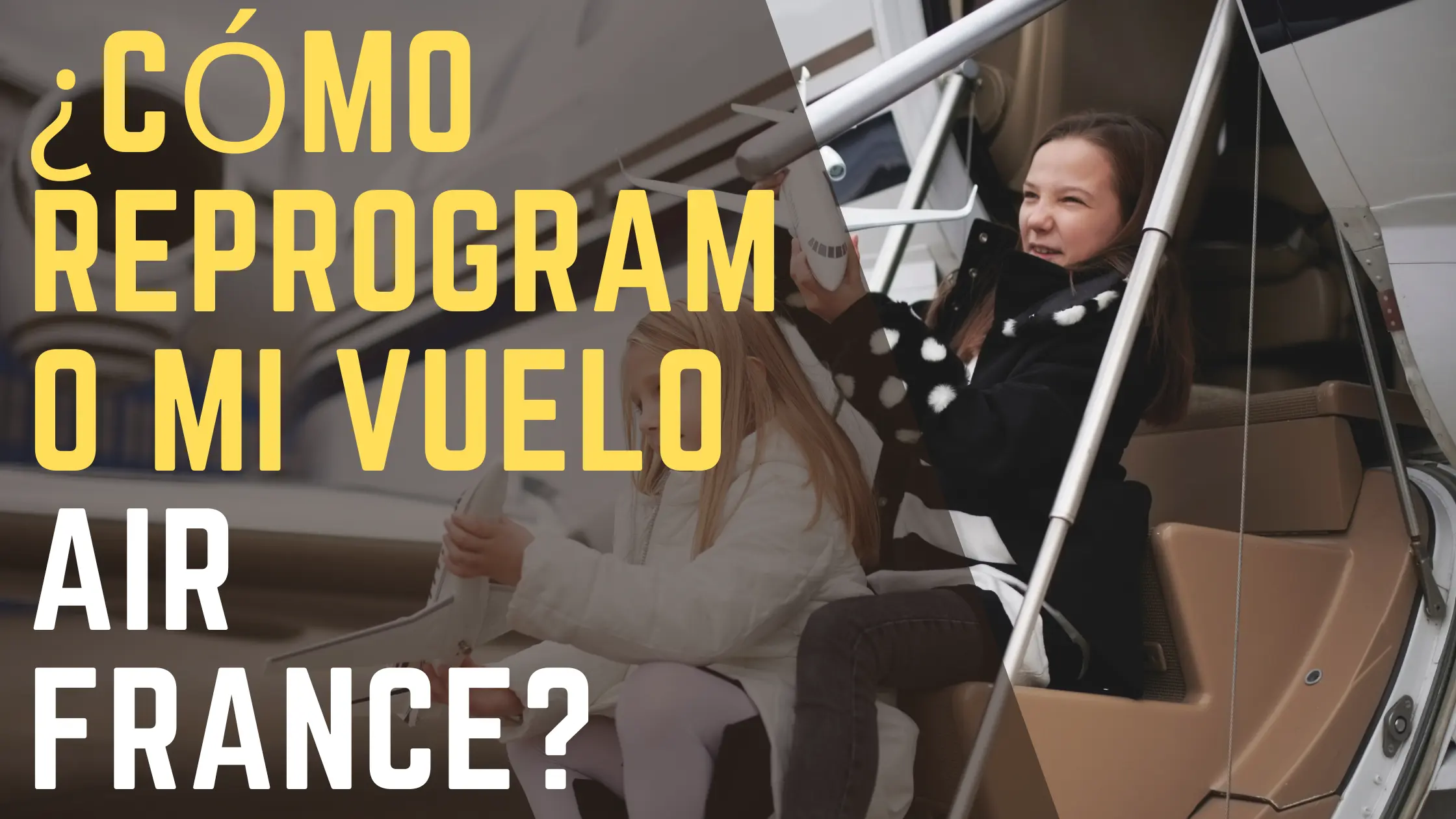 ¿Cómo reprogramo mi vuelo Air France