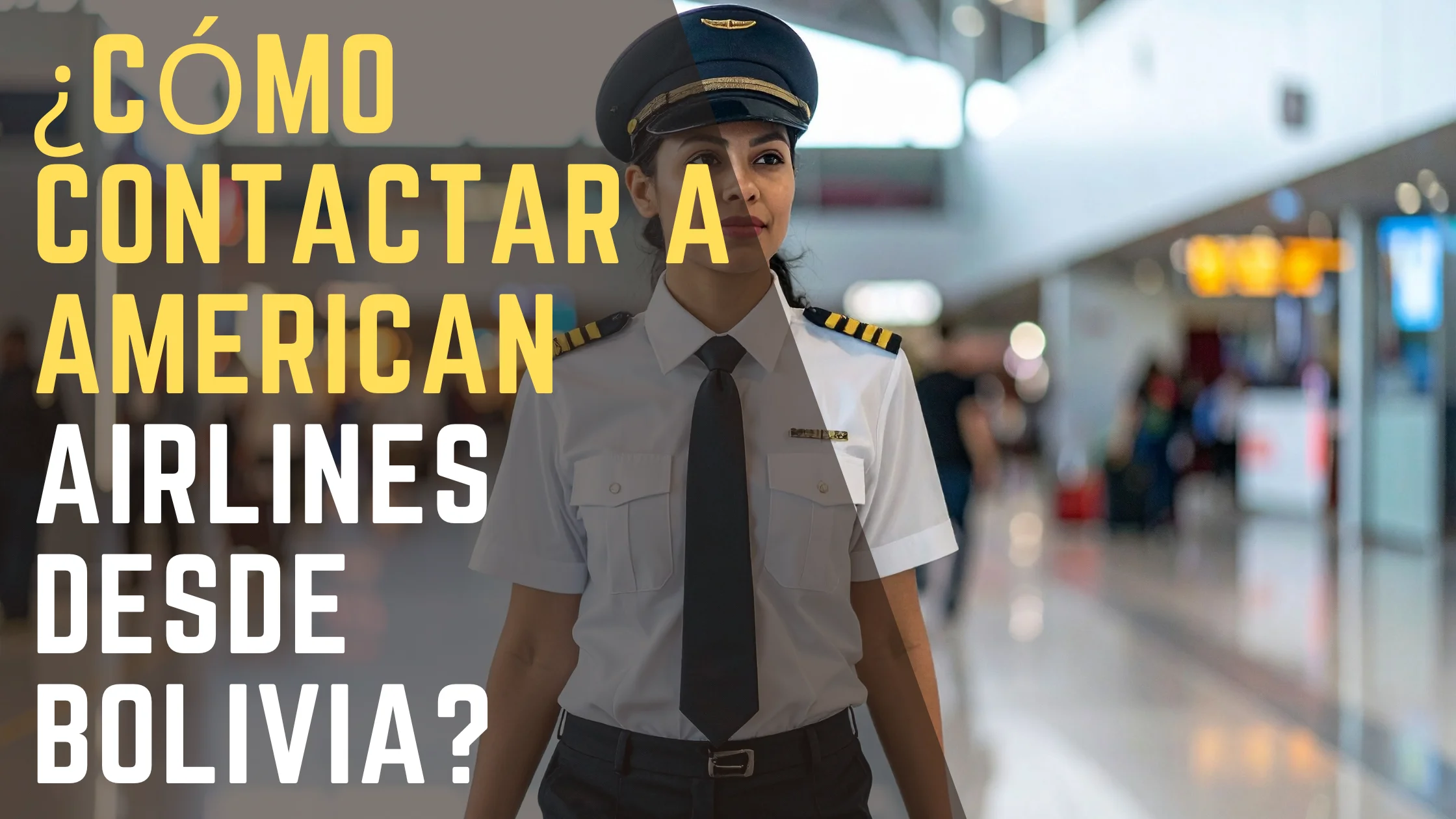 ¿Cómo contactar a American Airlines desde Bolivia