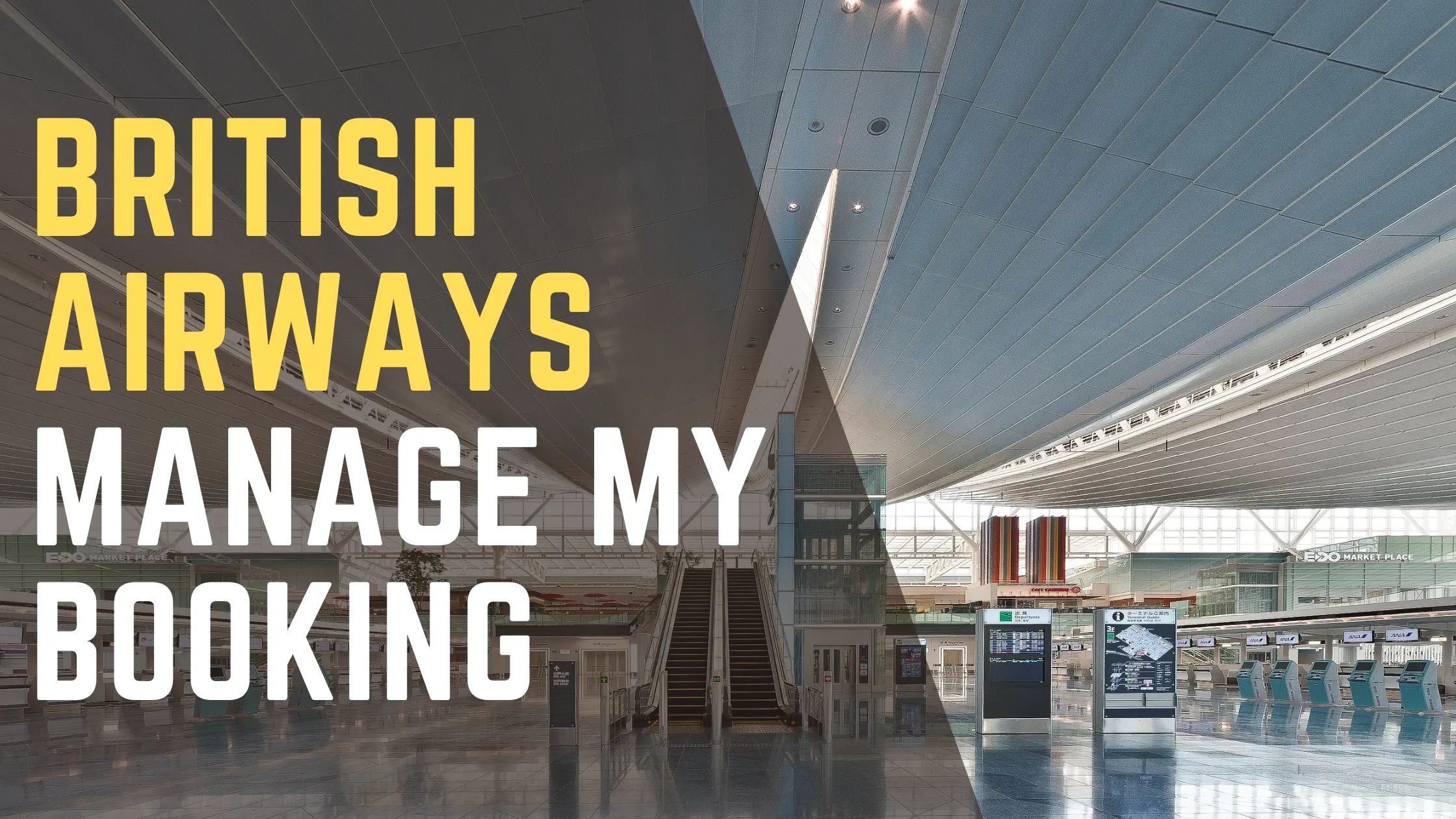 British Airways Manage My Booking