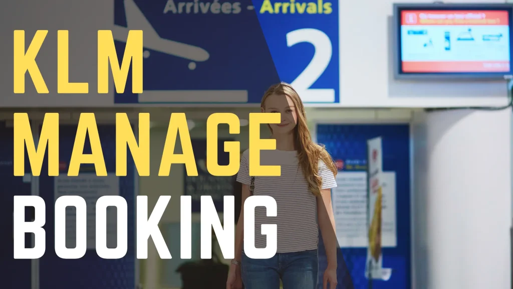 KLM Manage Booking