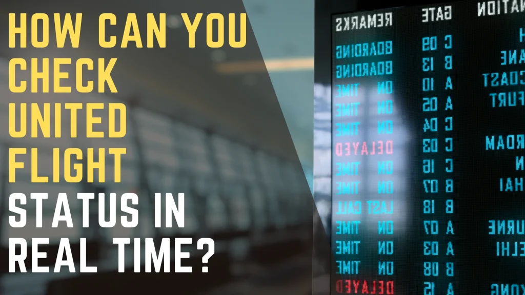 How Can You Check United Flight Status in Real Time